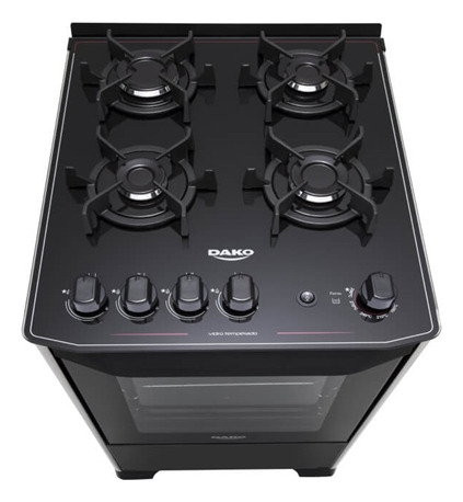 Fogão 4 Bocas Dako Magister Acendimento Automático Forno 60l
