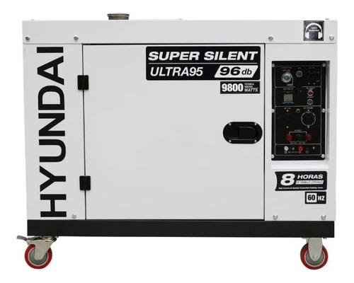 Generador  Hyundai Motor Diesel 9.8 Kw 110/220v Caseta Acust