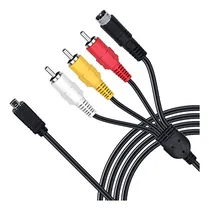 Comprar Cable De Salida De Tv Av A\u002Fv De Audio Y Vídeo Para Videocámara Sony Handycam Dcr-hc28\u002Fe Dcr-sx85\u002Fv\u002Fe\u002Fl Sx85\u002Fb\u002Fr Y Más Modelos