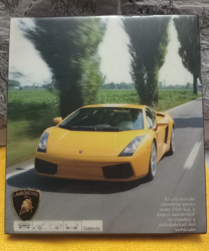 Póster/cuadro En Resina Lamborghini Gallardo Amarillo 