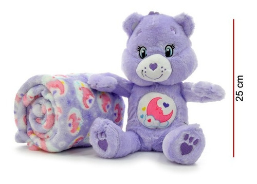 Imagen 1 de 5 de Peluche Peluche Con Manta Ositos Cariñositos Original 25 Cm.