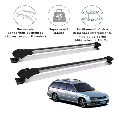 Rack De Teto Travessa Legacy Wagon 1998 Slim