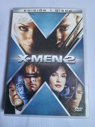 X- Men 2 Película Dvd Original Acción Drama 