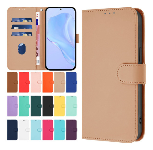 Funda De Piel Tipo Cartera For Teléfono Para Qukitel C51
