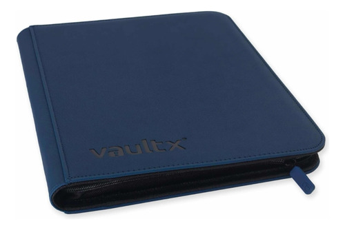 Carpeta De Álbum Binder Azul De 9 Bolsillos Premium Vault X