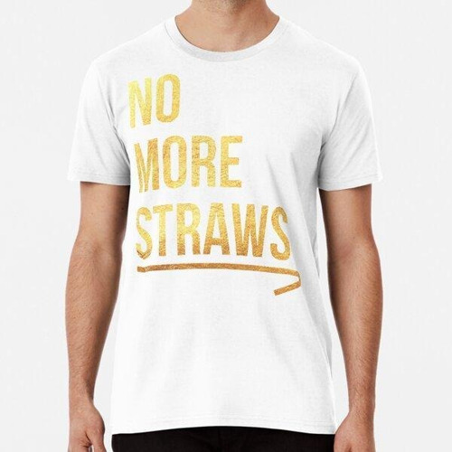 Remera No More Straws Eco Friendly Planet Earth Green Thumb 