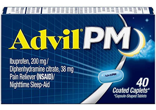 Advil Pm Ibuprofeno 200 Mg Con 40 Tabletas