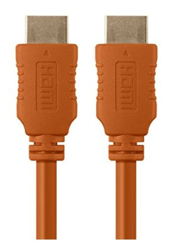 Monoprice Select Series Cable Hdmi De Alta Velocidad Anaranj