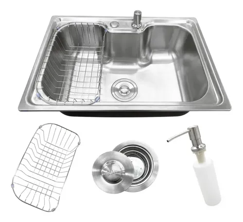 Cuba Gourmet Cozinha Aço Inox 304 com Acessórios 60x42cm Stillus Home