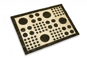 Imagen 3 de 5 de Alfombra Cuero Vaca Con Pelo Patchwork Especial X 1m2