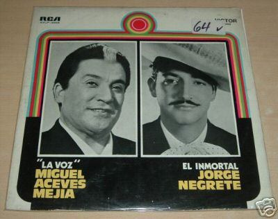Miguel Aceves Mejia El Inmortal Jorge Negrete Vinilo Arg
