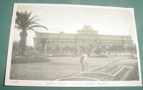 Postal Rosario Santa Fe Jefatura Politica Peuser 1924 Circ