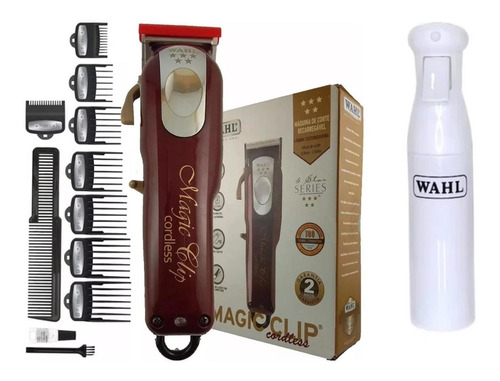 Cortadora Pelo Wahl Magic Clip Cordless + Rociador Wahl 