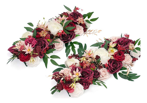 Flores Botín Floral Para Arreglo De Mesa Adornos De Arco