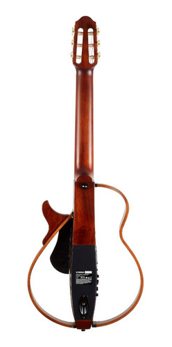Violão Silent Elétrico Escala Em Ébano Nylon Yamaha Slg200nw