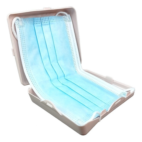 Imagen 2 de 4 de Porta Mascarillas Caja Estuche Bolso Cartera