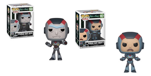 Funko Pop! Animation Rick & Morty Suit Purge 2 Piezas