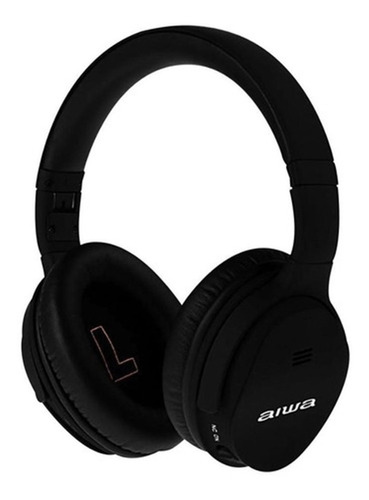 Auriculares Bluetooth Noise Cancelling Aiwa Aw-8ncbt Color Negro