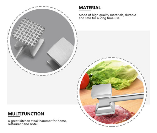 Martillo Para Carne De Res De Acero Inoxidable Steak