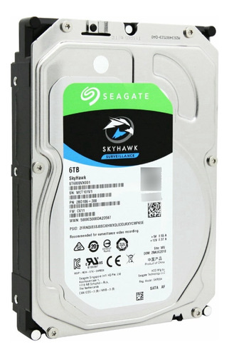 Disco Duro Seagate Skyhawk 6tb Sata 3.5 Dvr Cctv