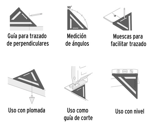 Escuadra De Aluminio Para Tablaroca, 7' (177 Mm)