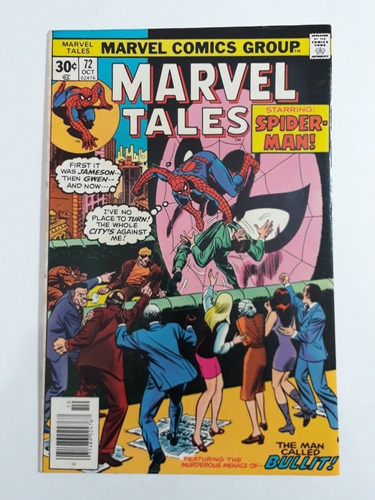 Comic En Ingles Spiderman.  Marvel Tales 72. 32 Pagins. 1976