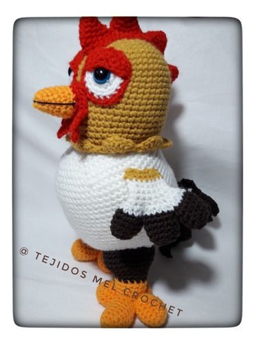 Amigurumi Gallo Bartolito / Muñeco A Crochet Artesanal 