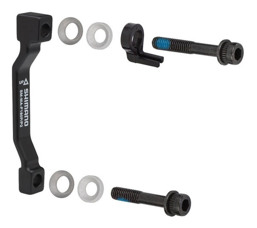 Adaptador Pm/Pm delantero Sm Ma90 de 180 mm con montaje en poste de Shimano