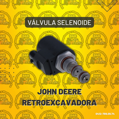 Válvula Selenoide John Deere Retroexcavadora