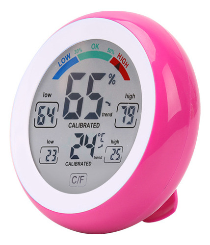 Reloj Despertador Digital Con Termómetro E Higrómetro