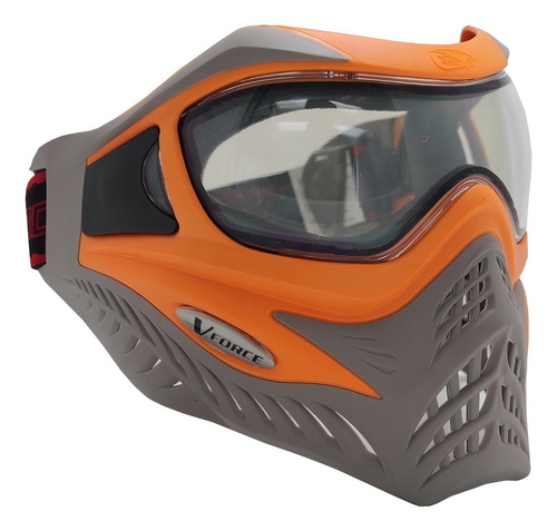Careta Gotcha Vforce Grill Orange On Taupe Xtreme C Color Mixto