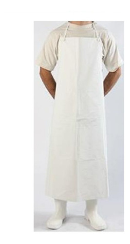 Imagen 5 de 8 de Delantal Pvc Pechera- Blanco- Refuerzo Abdom. 0,9m X 1,2m