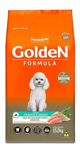 Ração Golden Cão Adulto Mini Bits Frango 3kg 