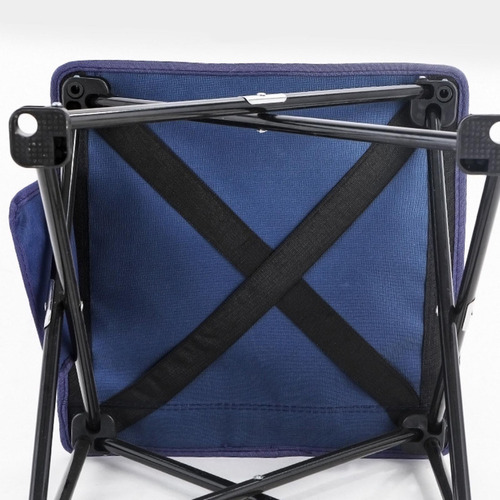 Silla Plegable Portátil Al Aire Libre Pesca Camping Azul S