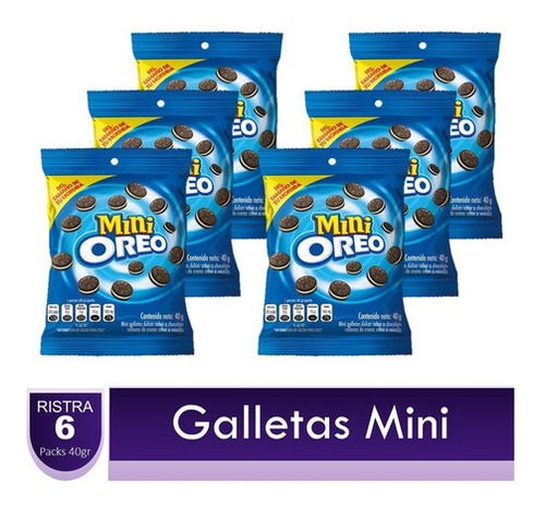 Galletas Mini Oreo Original X6 Unidades