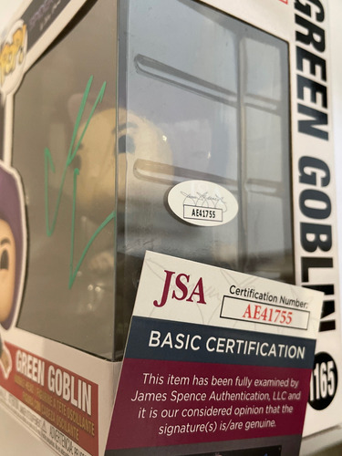 Autografo Willem Dafoe Funko Autografiado Jsa Green Goblin (Usado)