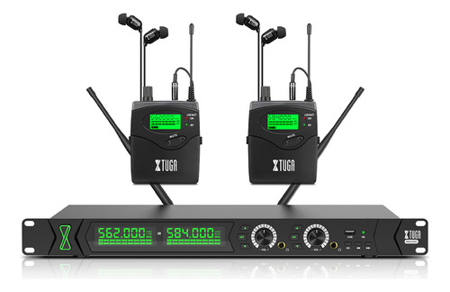 Xtuga Sistema De Monitoreo Inalambrico 2 Canal 2 Receptores