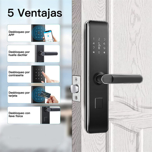 Cerradura Electronica Inteligente Alta Seguridad Digital App