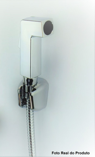 Imagem 6 de 9 de Ducha/ Chuveiro Slim 20cm Em Inox 304 Completa Gatilho Abs