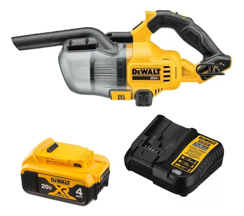 Aspirador De Pó Portátil Dcv501hb Dewalt Bat 4ah 20v Carreg