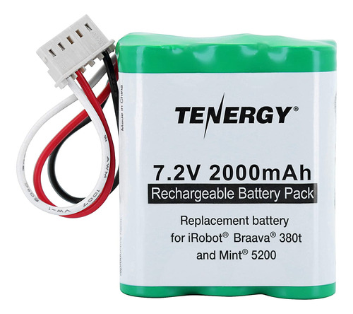 Tenergy Batería De Repuesto Para Irobot® Braava® 380 380t 39
