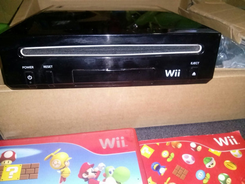 Wii Mario Bross Negra Edicion Limitada.