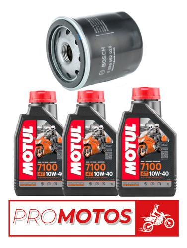 Kit Mantencion Cf Moto 400nk Motul + Filtro Bosch