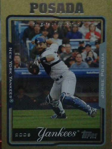 2005 Topps Gold #451 Jorge Posada Yankees