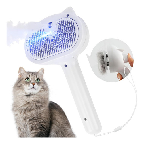 A Cepillo De Vapor Para Gatos, Cepillo De Pelo De Gato 4 En