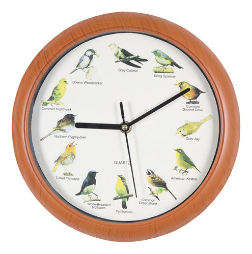 Relojes De Pájaros Cantores, Reloj De Pájaros Con Sonido,