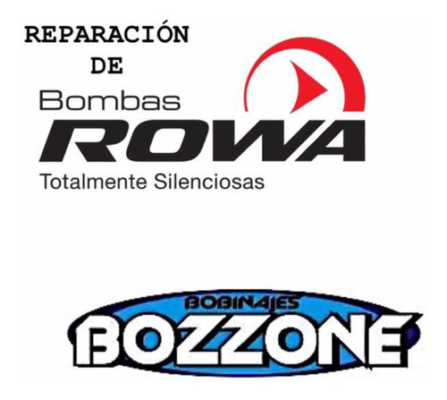 Reparación Bomba Presurizadora Rowa Press 200