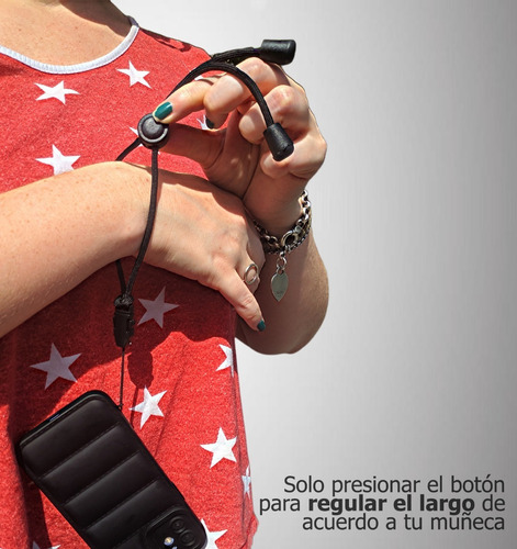 Imagen 5 de 10 de Strap Correa Mano Premium Con Regulador Para Funda Celular