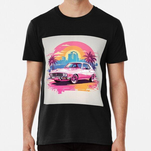 Remera 002 Classic Car In California Street Algodon Premium