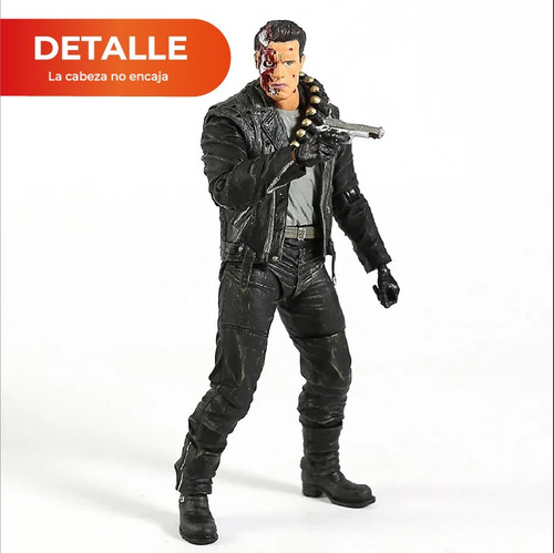Juguete Figura Accion Terminator 2 Schwarzenegger Detalle